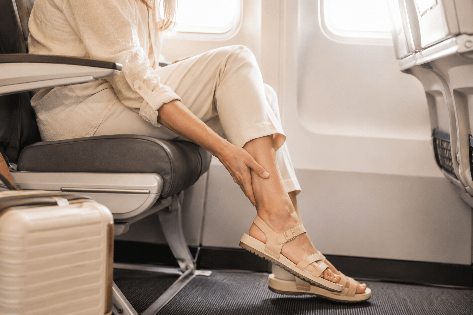 Viaggi lunghi e gambe gonfie: quando non &egrave; solo stanchezza